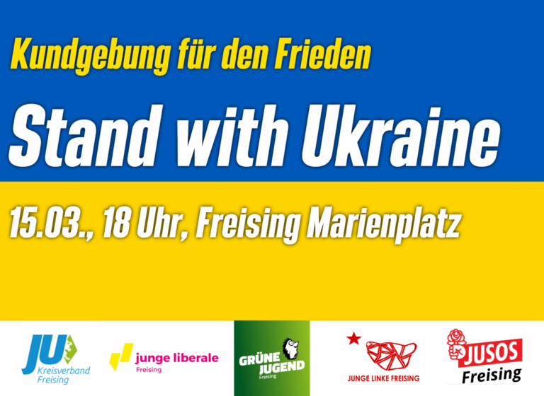 Kundgebung für den Frieden – Stand with Ukraine!